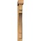 Ekena Millwork Merced Block Rough Sawn Bracket w/ Offset Brace, Western Red Cedar, 6"W x 36"D x 48"H BKT0604X36X48MRC05RWR - alternate 2